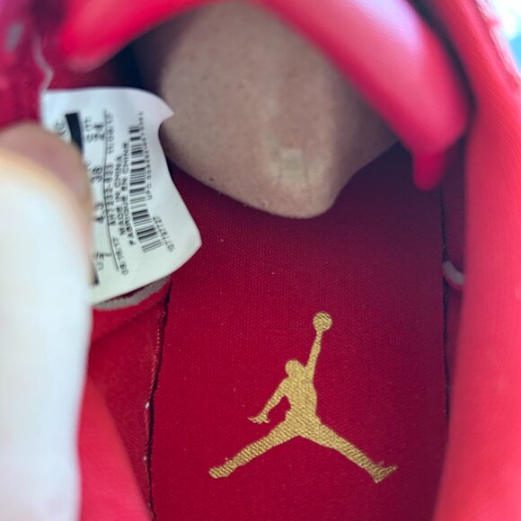 Red Nike Jordan 1 Retro Low NS - Women's size 7 - Picture 10 of 10